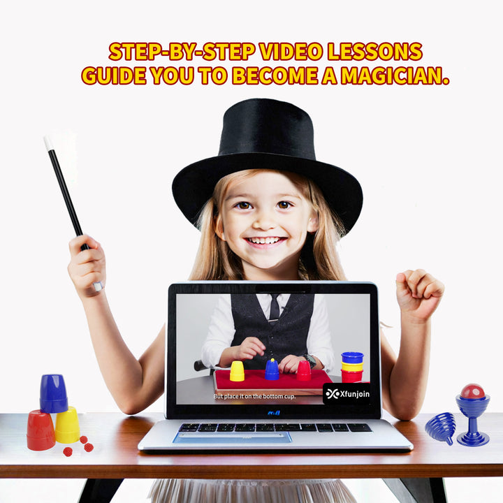 Cheap Magic Tricks 24Pcs Magic Kit for Kids | Easy Magic Tricks Set by Xfunjoin