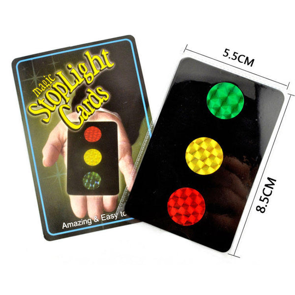 Traffic Light Change Card - Lv2 | Close-up Magic | Kids Gift & Talent Show Prop