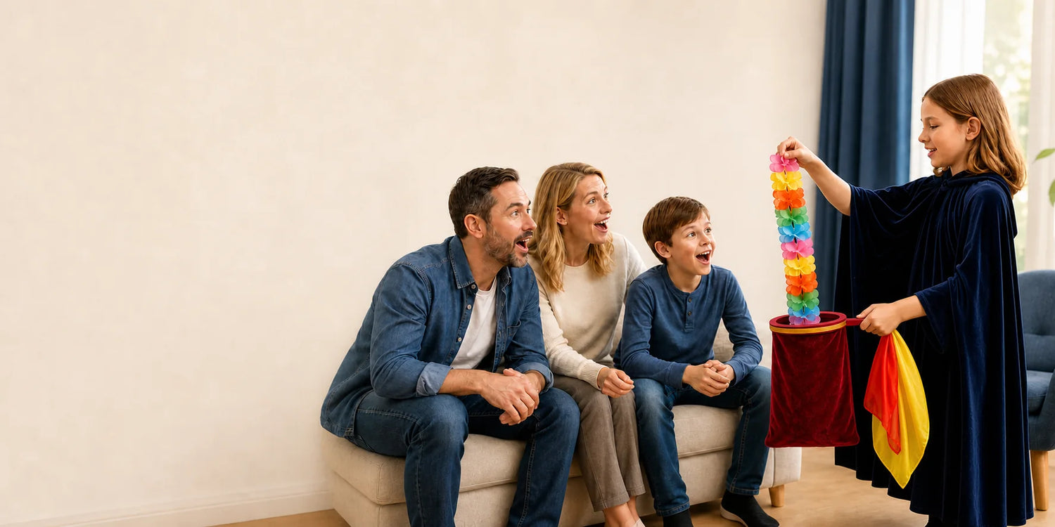 Xfunjoin beginner-friendly magic performance shared with family