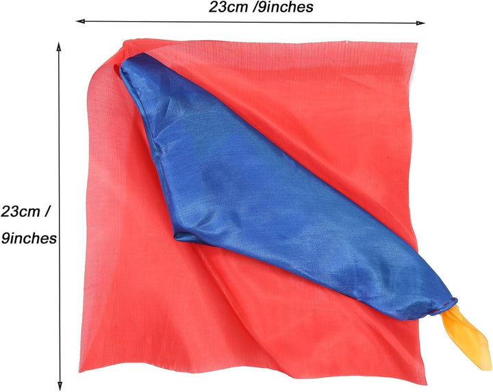 Magic Scarves Color Changing Silk Hanky Props Scarf (2Pcs) - Xfunjoin